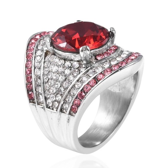 Retro Cocktail Ring (Size7.75) - Picture 3 of 4